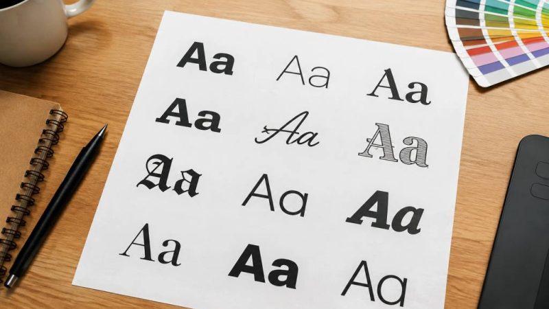 Type de typographie : les styles à connaître pour bien choisir