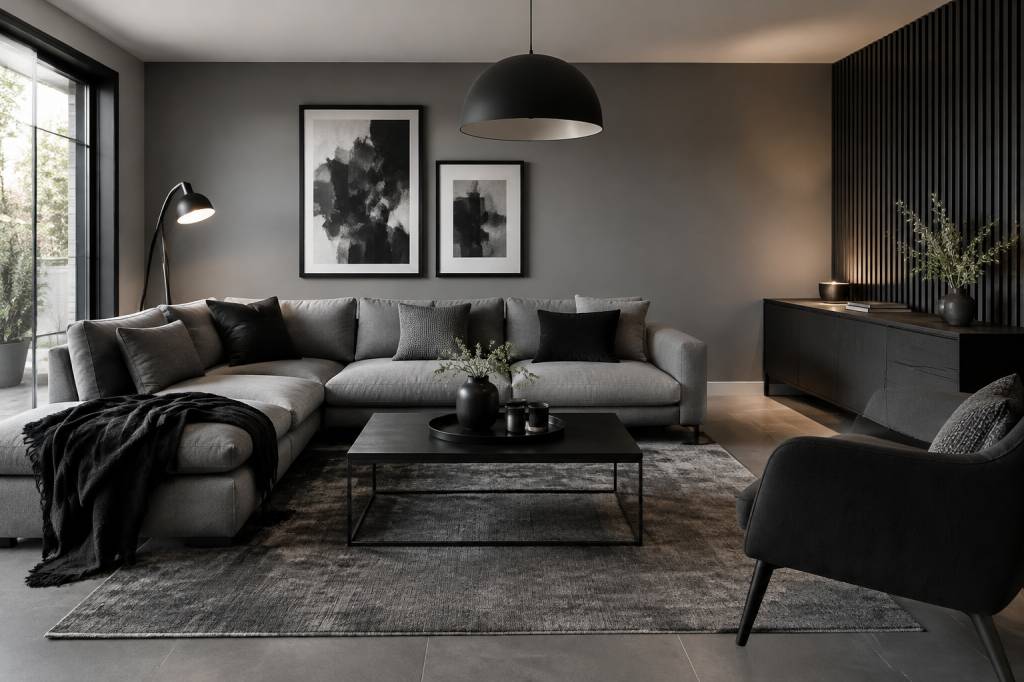 Gris-noir : les plus belles idées déco pour adopter cette association tendance