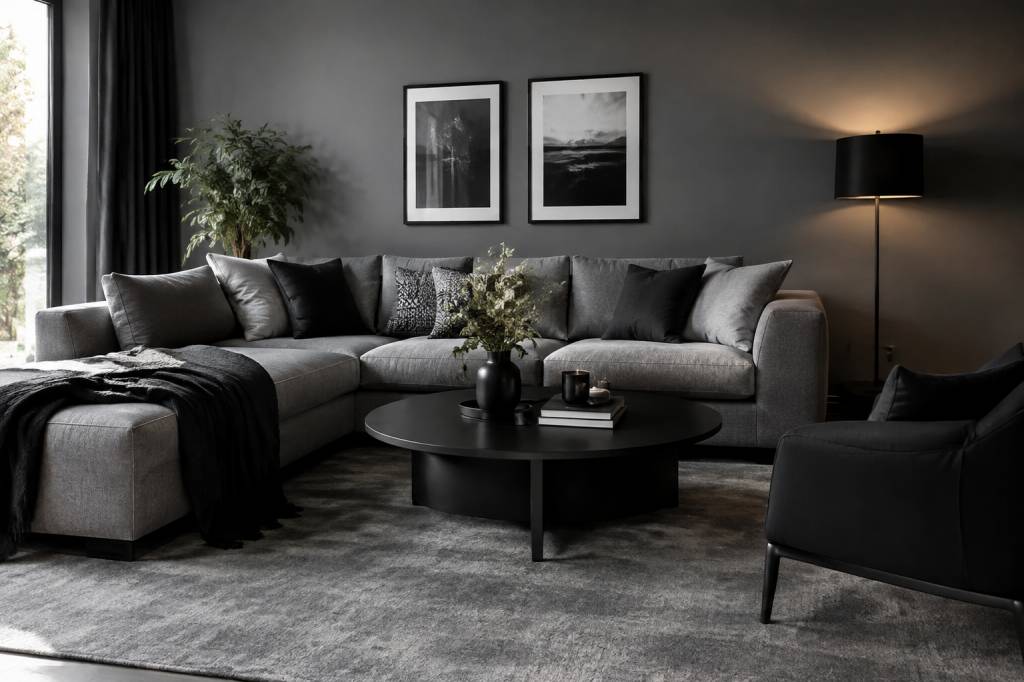 Gris noir : comment associer ces deux couleurs pour une décoration élégante