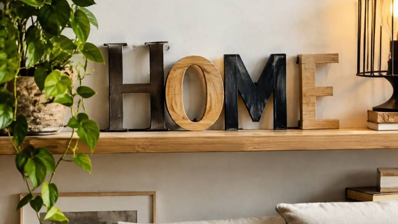 Lettres typographie : les tendances pour personnaliser votre décoration